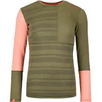 Ortovox - Women's 185 Rock'N'Wool Long Sleeve - Merino-ondergoed XS, olijfgroen
