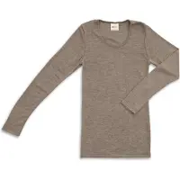 Engel - Women's Unterhemd L/S - Merino-ondergoed 46/48, bruin