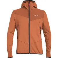 Salewa - Agner Hybrid Polarlite Durastretch Fullzip Hoody - Fleecevest 48, oranje