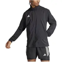 Adidas Sportjas 'ADIZERO' limoen / zwart