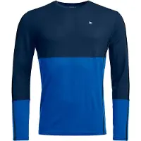 Ortovox - 185 Rock'N'Wool Long Sleeve - Merino-ondergoed L, blauw