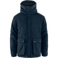 Fjällräven - Jassen - Övik Padded Jacket M Dark Navy voor Heren van Gerecycled Polyester - Maat M - Marine blauw