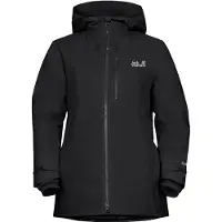 Jack Wolfskin Flowline 3in1, skijack, dames, zwart