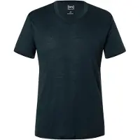 Super.natural - Sierra 140 V Neck - T-shirt L, zwart/blauw