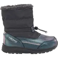 Viking Winterstiefel - Equip Shine Warm WP Schlupfstiefel - Anth - - 25 - Winterstiefel