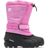 Sorel Snowboots 'Flurry' rosa / zwart / wit