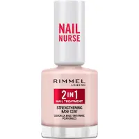 Rimmel London - Nail Nurse 2-in-1 Strength Base Coat - Clear - 12 ml