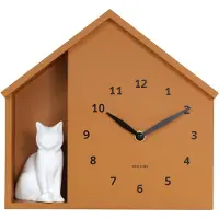 Karlsson Klok Sitting Cat Ochre Yellow