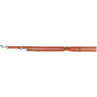 Trixie hondenriem premium verstelbaar roest bruin 200x1,5 cm