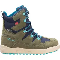 TROLLKIDS Snowboots 'Finnmark' blauw / kaki