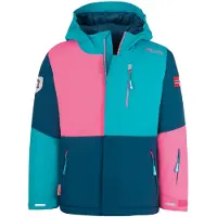 TROLLKIDS Tussenjas 'Hallingdal' navy / lichtblauw / pink