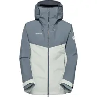 Mammut Crater IV HS Hooded Jacket Women (Maat - S, Kleur - Silver Sage-Strata)