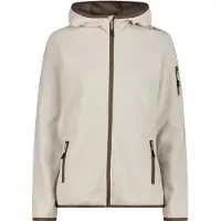 CMP - Women's Jacket Fix Hood with Sleeve Pocket - Fleecevest 38, beige