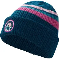 TROLLKIDS Muts 'Spitsbergen' navy / cyaan blauw / pink / rosa