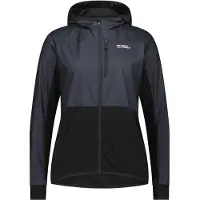 Mons Royale - Women's Diversion Merino Wind Jacket - Fietsjack S, zwart