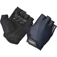 Gripgrab - RIDE Padded Korte Vinger Zomer Fietshandschoenen met Padding - Unisex - Navy Blauw