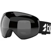 Bliz - Skibrillen - Floz Matte Black Brown Silver Mirror voor Unisex van Siliconen - Zwart