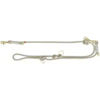 Trixie HONDENRIEM SOFT ROPE VERSTELBAAR GRIJS / LICHTGRIJS 200X0.6 CM