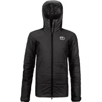 Ortovox - Women's Swisswool Zinal Jacket - Isolatiejack S, zwart