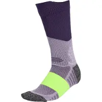 Adidas Sportsokken 'RUNxBOOST' neongroen / aubergine / sering / zwart gemêleerd