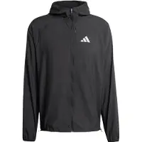 Adidas Trainingsjack 'Adi365 Running Essentials' zwart / wit