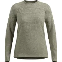 Odlo - Women's Essential Seamless T-Shirt Crew Neck L/S - Hardloopshirt L, olijfgroen