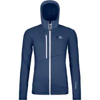 Ortovox - Women's Fleece Grid Hoody - Fleecevest S, blauw