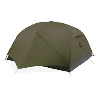 MSR - Wandel- / Trekkerstenten - Hubba Hubba LT 3P Green voor Unisex van Nylon - Kaki