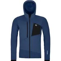 Ortovox - Fleece Grid Hoody - Fleecevest L, blauw