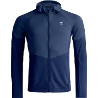 Ortovox - Fleece Light Grid Hoody - Fleecevest M, blauw