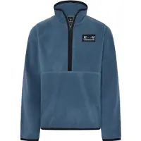 Didriksons Rubi, fleecetrui, junior, blauw