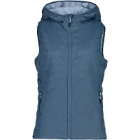 CMP - Women's Vest Fix Hood - Synthetische bodywarmer 38, blauw