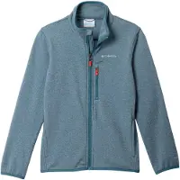 Columbia - Kid's Essential Hike Grid Fleece Full Zip - Fleecevest L, grijs