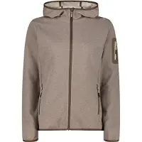 CMP - Women's Jacket Fix Hood with Sleeve Pocket - Fleecevest 46, bruin