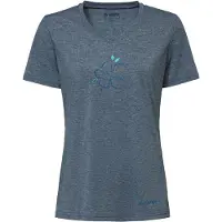 Vaude - Women's Skomer Print T-Shirt III - T-shirt 40, blauw
