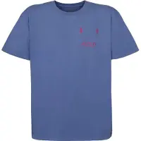 Rock Experience Fake Face T-shirt Met Korte Mouwen Blauw M Man