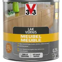 3v3 V33 lak meubel rustieke eik zijdeglans - 0,25 L