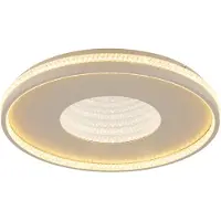 Globo Design plafondlamp Shirley zand bruin Ø 50,5cm