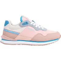 Pepe Jeans Meisjes Trainers Londen Fenix roze (37), Plat, Veters, Casual, kinderkleding PGS40015
