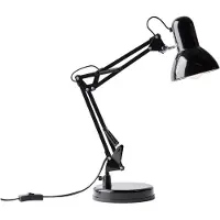 Brilliant Glanzend Zwarte Bureaulamp Henry