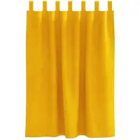 vidaXL - Blackout - Gordijnen - met - Hanglussen - 2 - stuks - Mosterdgeel - Velours