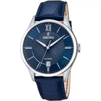 Festina Analoog horloge 'ACERO CLASICO' blauw