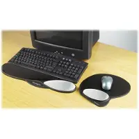 Kensington Muismat met gelpad geheugenfunctie - B 345 x D 253 x H 107 mm- zwart-grijs