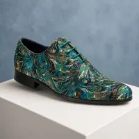 Lureaux Moss Mirage - - Nette Kleurrijke Schoenen Met - Of Zonder - Print - Heren
