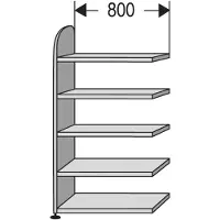 Kerkmann Regalfeld Dante mit Rückwand, (B)800 mm, wit