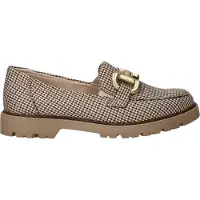 Rieker Instappers beige / zwart / wit