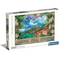 Clementoni - Puzzel - 3000 Stukjes - Terras aan het Meer - Puzzel Voor Volwassenen