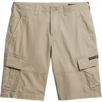 Superdry Heren Cargo shorts van biologisch katoen Core (30), Beige, Casual, Duurzaam M7110300A