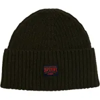 Superdry Gebreide Workwear Beanie Groen Grootte: 1SIZE