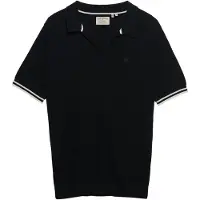Superdry Shirt 'Johnny' ivoor / zwart